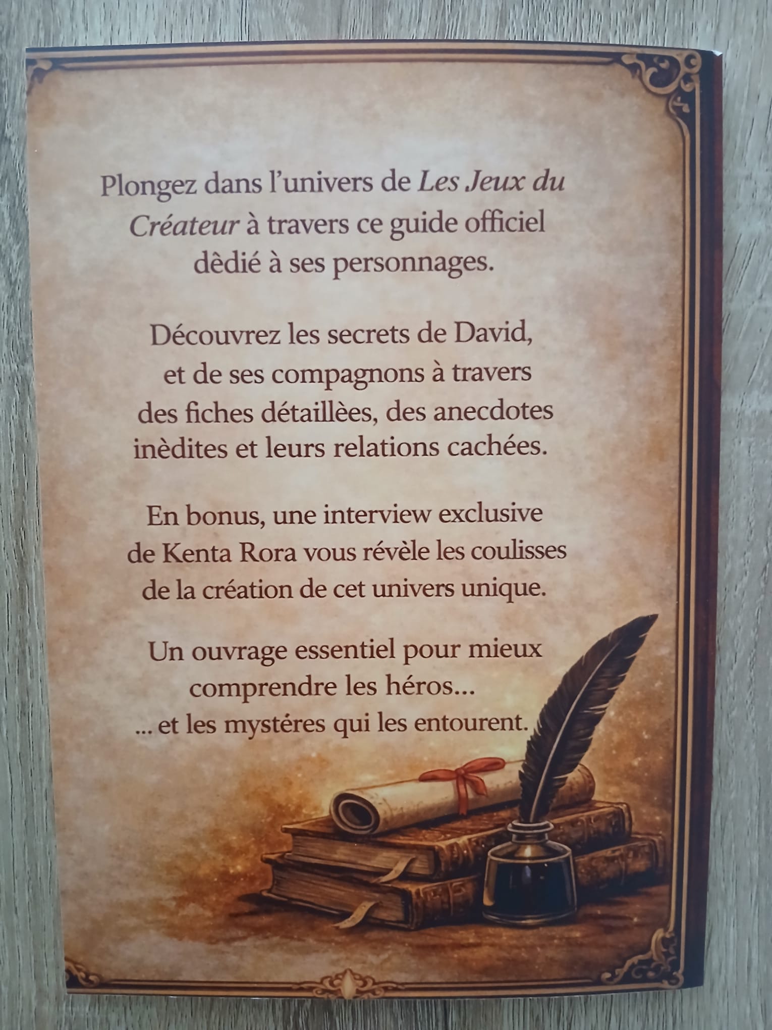 Guide des personnages