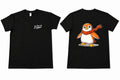 T-Shirt David le pingouin orange version 2