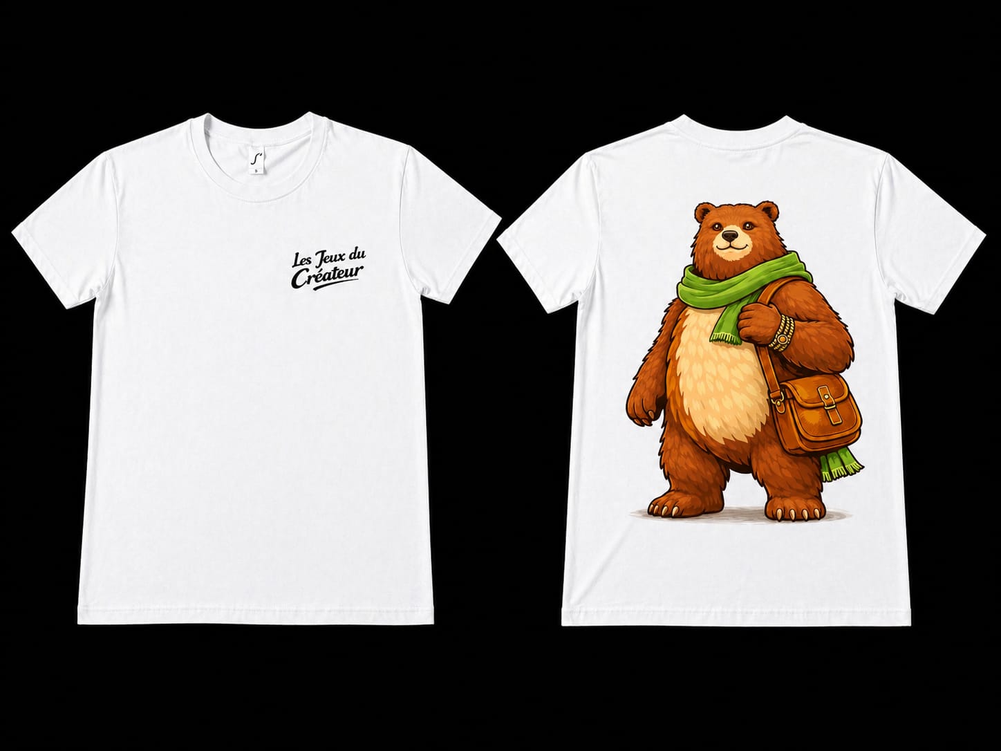T-Shirt Malik l'ours version 2