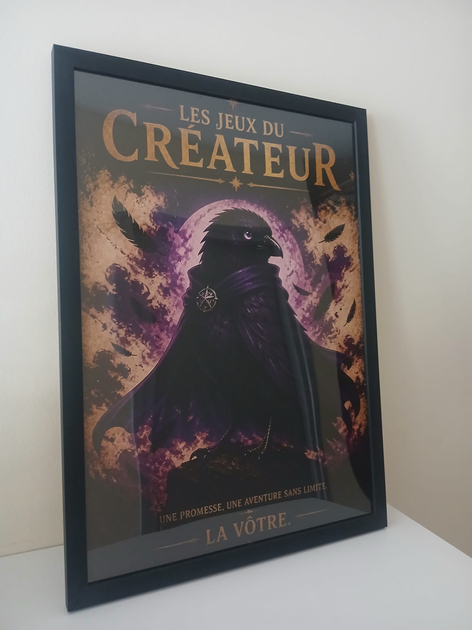 Poster de Manon le corbeau (avec Cadre)