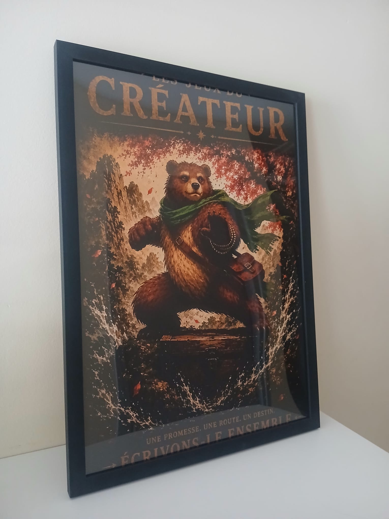 Poster de Malik l'Ours (avec Cadre)